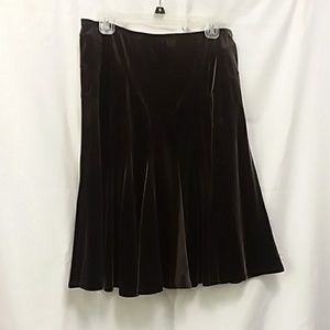 Velour skirt